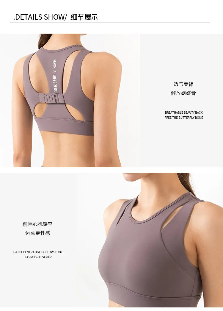 Women's High-Impact Shockproof Sports Bra