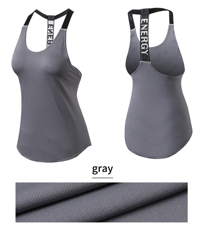 Women's Sleeveless Backless Gym Top – Quick-Dry & Breathable