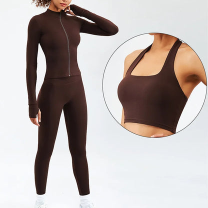 2/3PCS Women's Yoga Set – Breathable Gym Suit