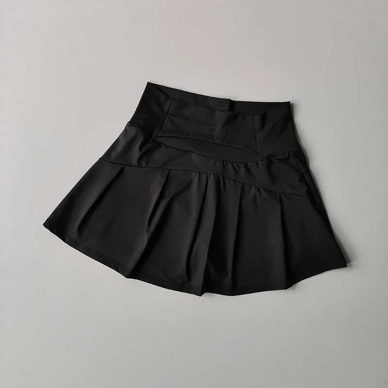 Women's High-Waist Quick-Dry Sports Skirt