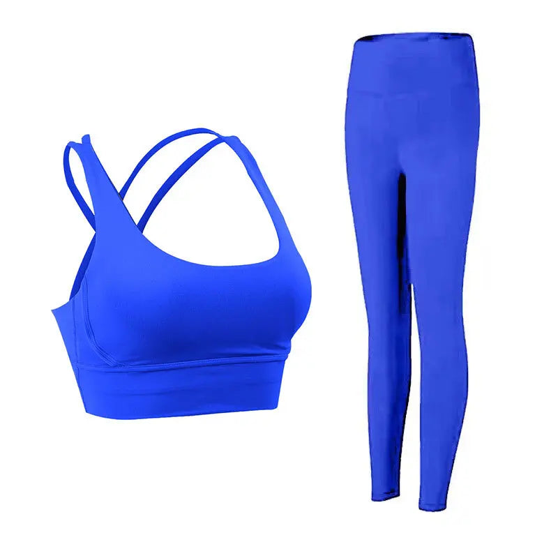 Women's 2-Piece Yoga Set – Sports Bra & High-Waist Leggings