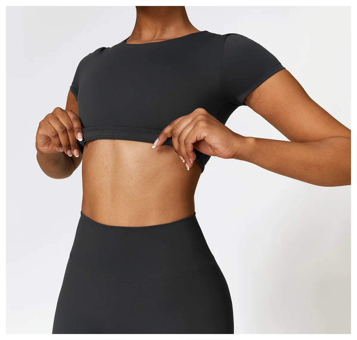 Women's Seamless Yoga Set – Crop Top & Leggings