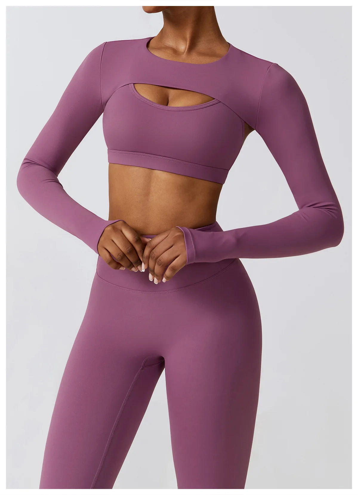 Women's Seamless Yoga Set – 2/3PCS Workout Outfit