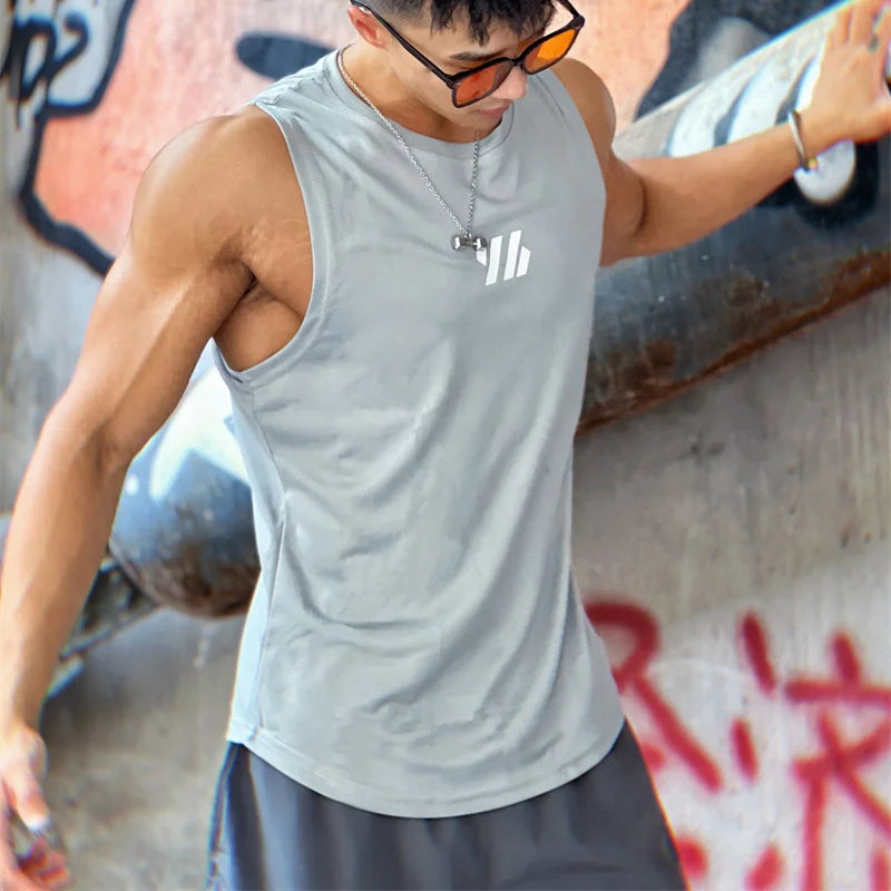 Men's Summer Mesh Gym Tank Top