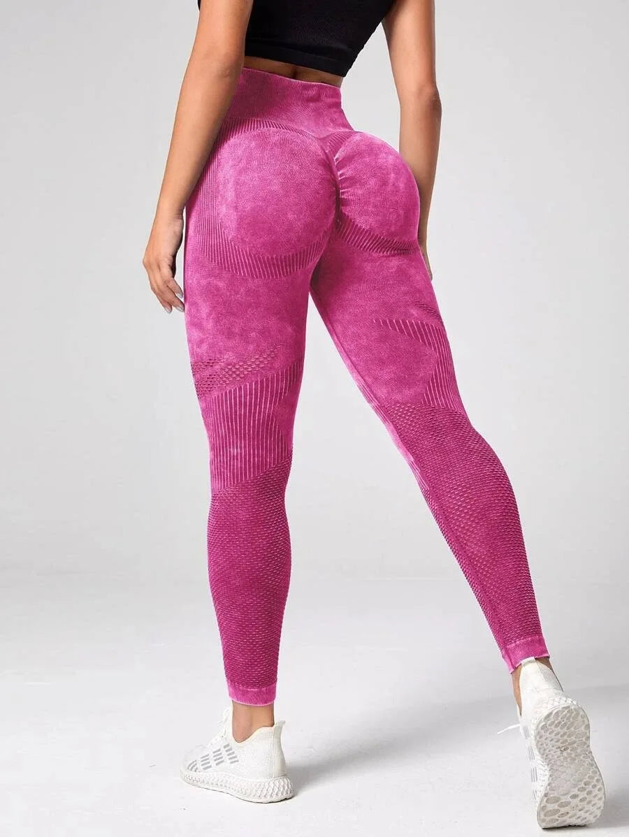 High-Waist Seamless Yoga Leggings