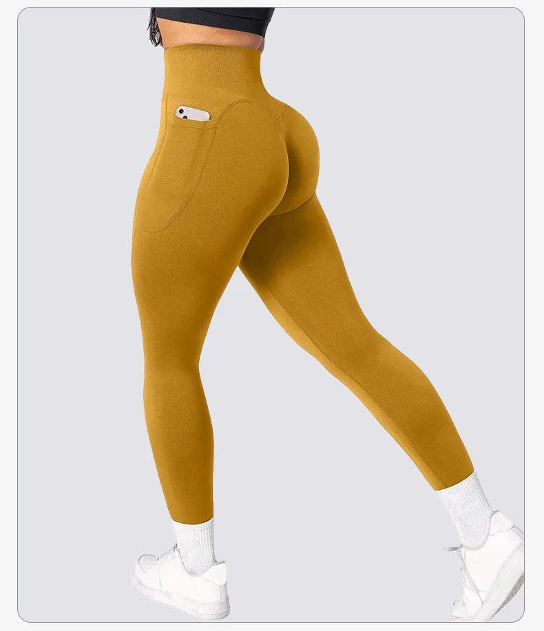 Women's High-Waist Scrunch Workout Leggings