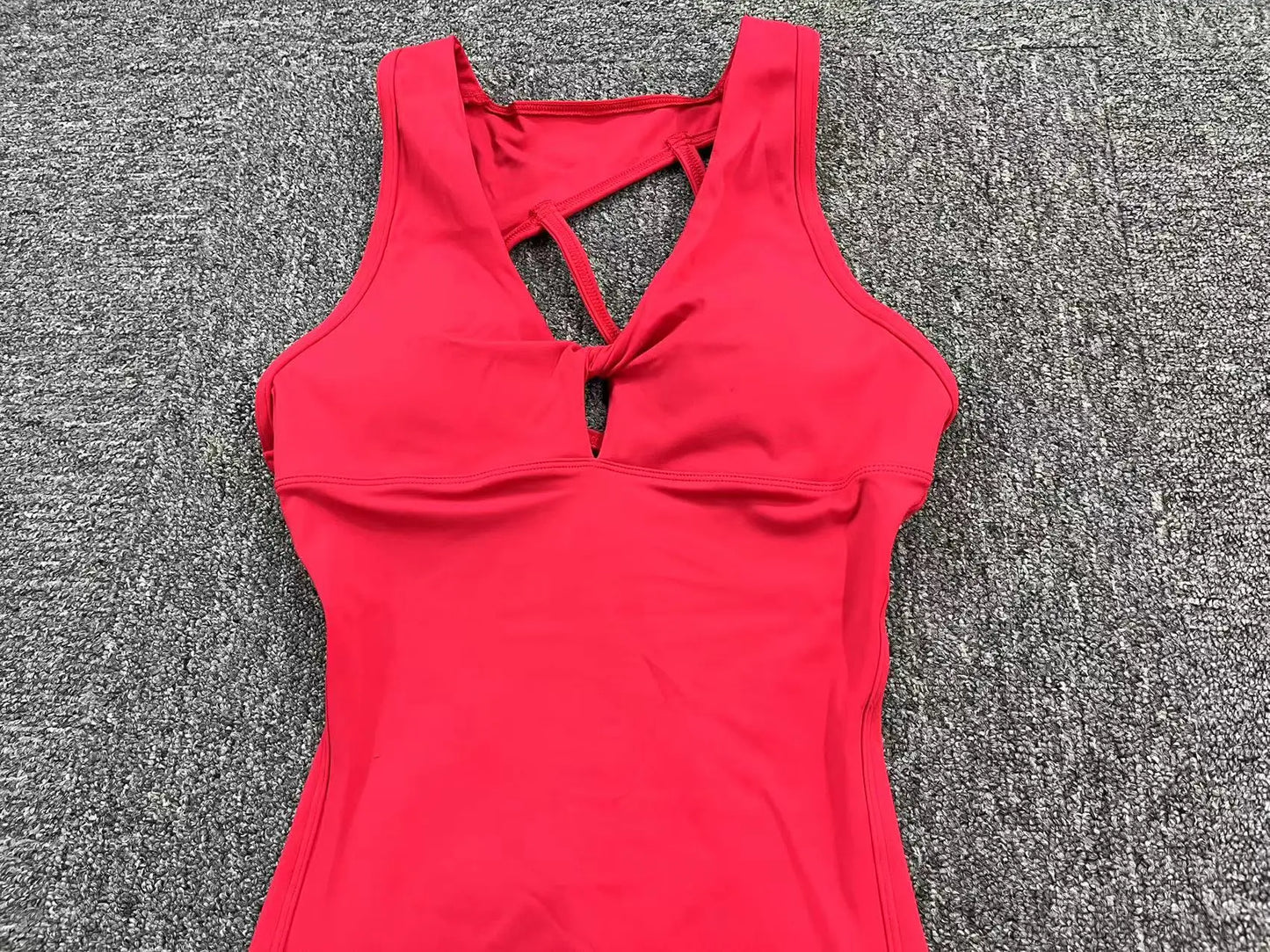 Mono de yoga acolchado para mujer: mono de alta elasticidad, ropa para gimnasio y running