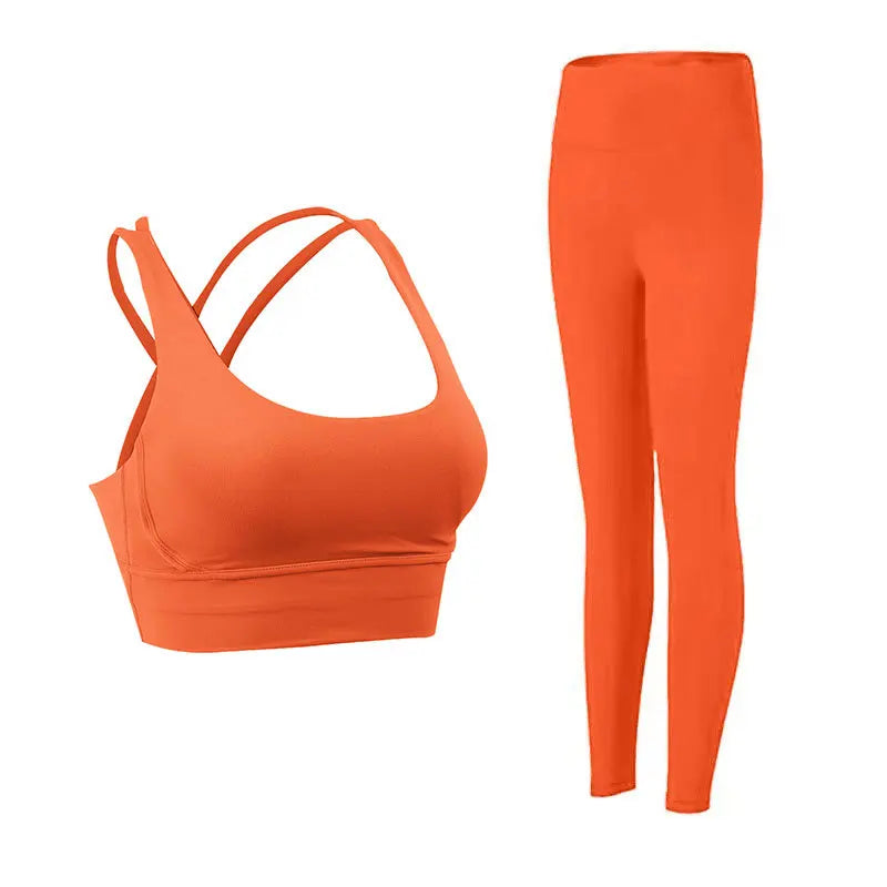 Women's 2-Piece Yoga Set – Sports Bra & High-Waist Leggings