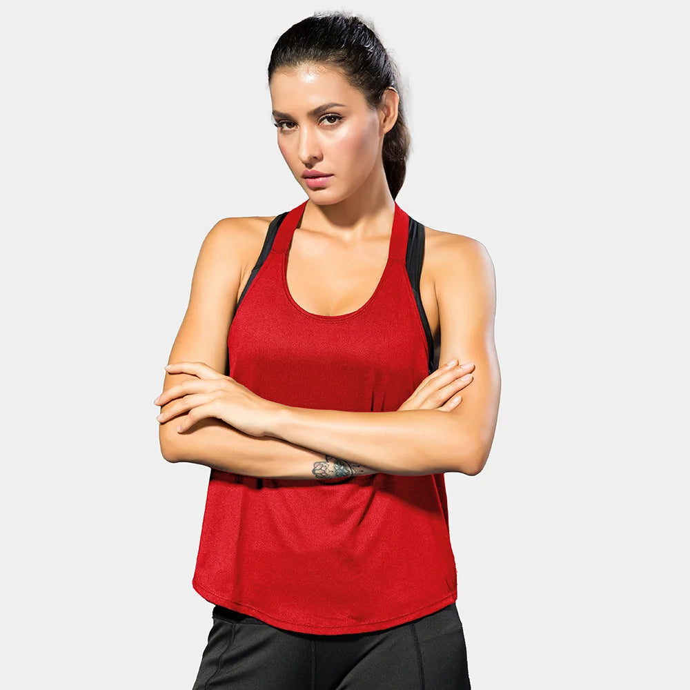 Women's Sleeveless Backless Gym Top – Quick-Dry & Breathable