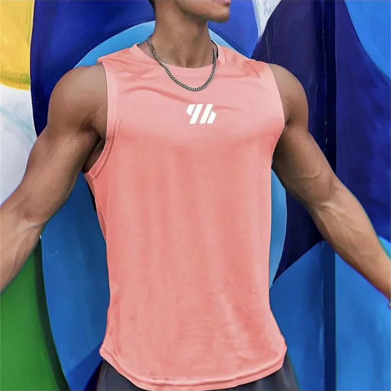 Men's Summer Mesh Gym Tank Top