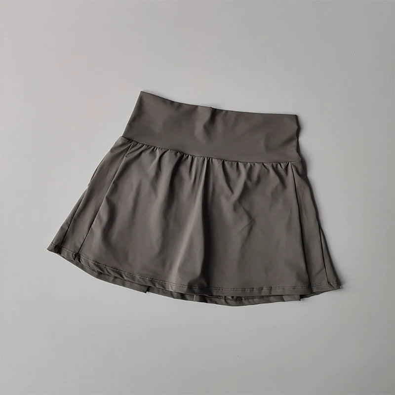 Women's High-Waist Quick-Dry Sports Skirt