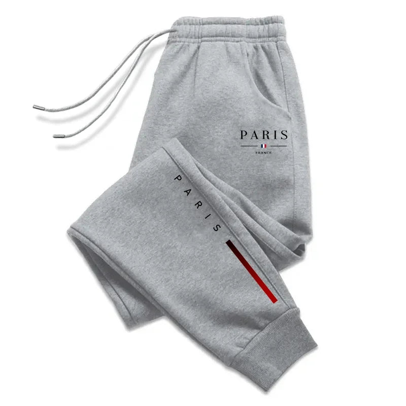 Men's Paris Printed Casual Jogger Sweatpants