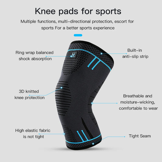 1PC Elastic Knee Pads – Breathable Support