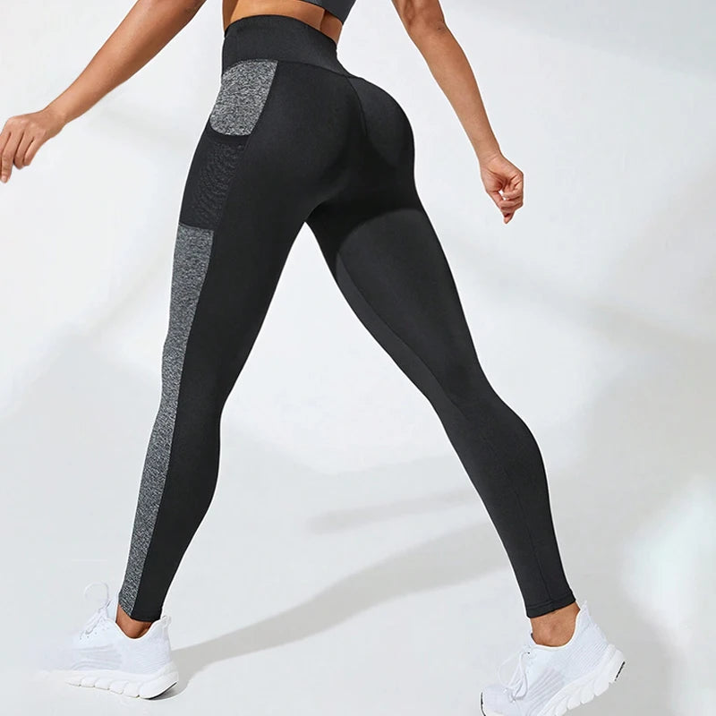 Women's Mesh High-Waist Workout Leggings