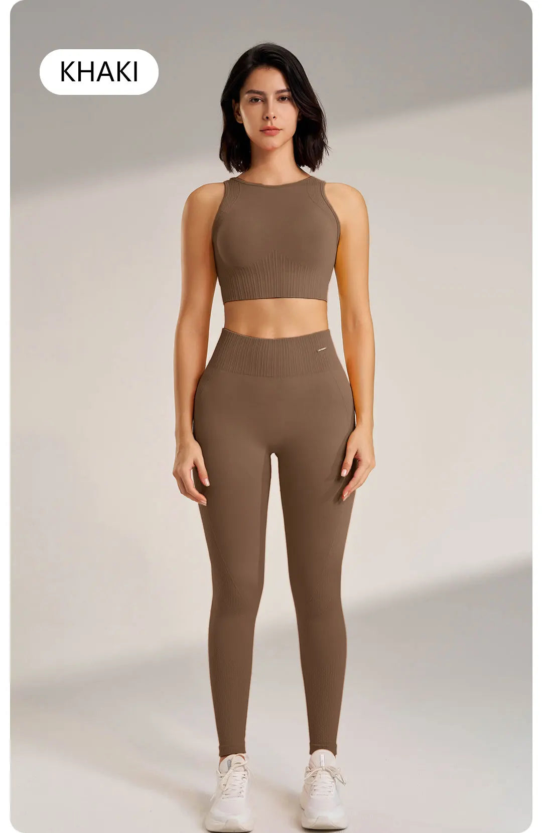 Women's Seamless Yoga Outfit – Leggings & Top