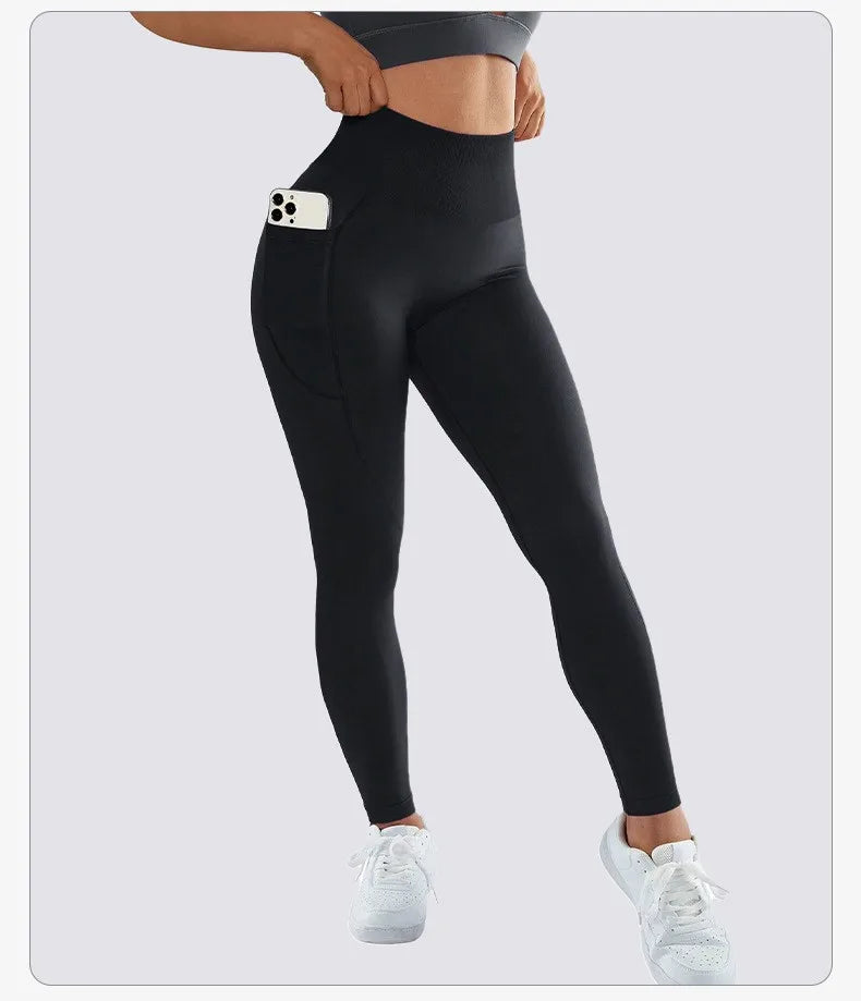 Women's High-Waist Scrunch Workout Leggings