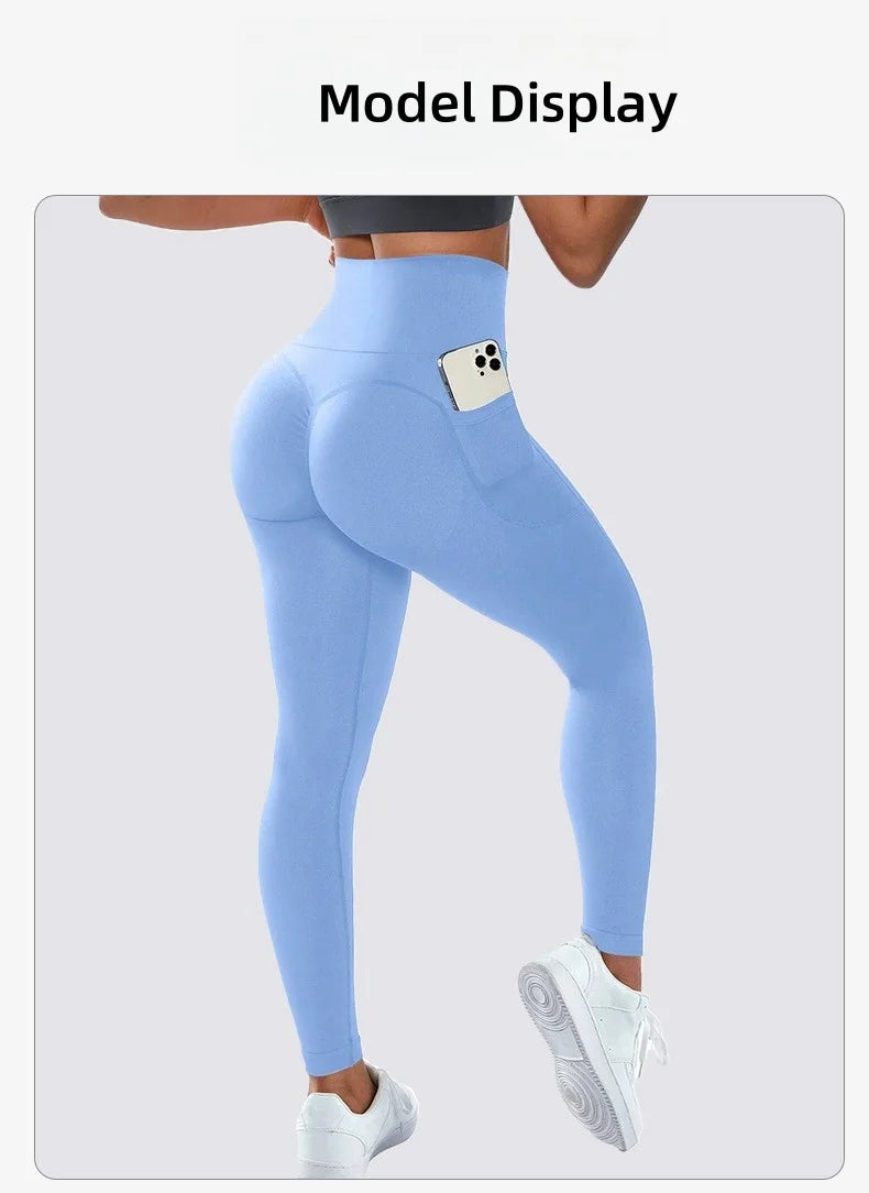 Women's High-Waist Scrunch Workout Leggings