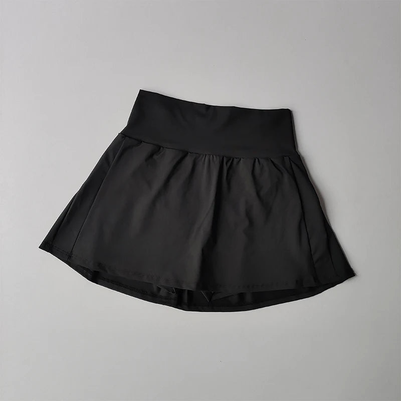 Women's High-Waist Quick-Dry Sports Skirt