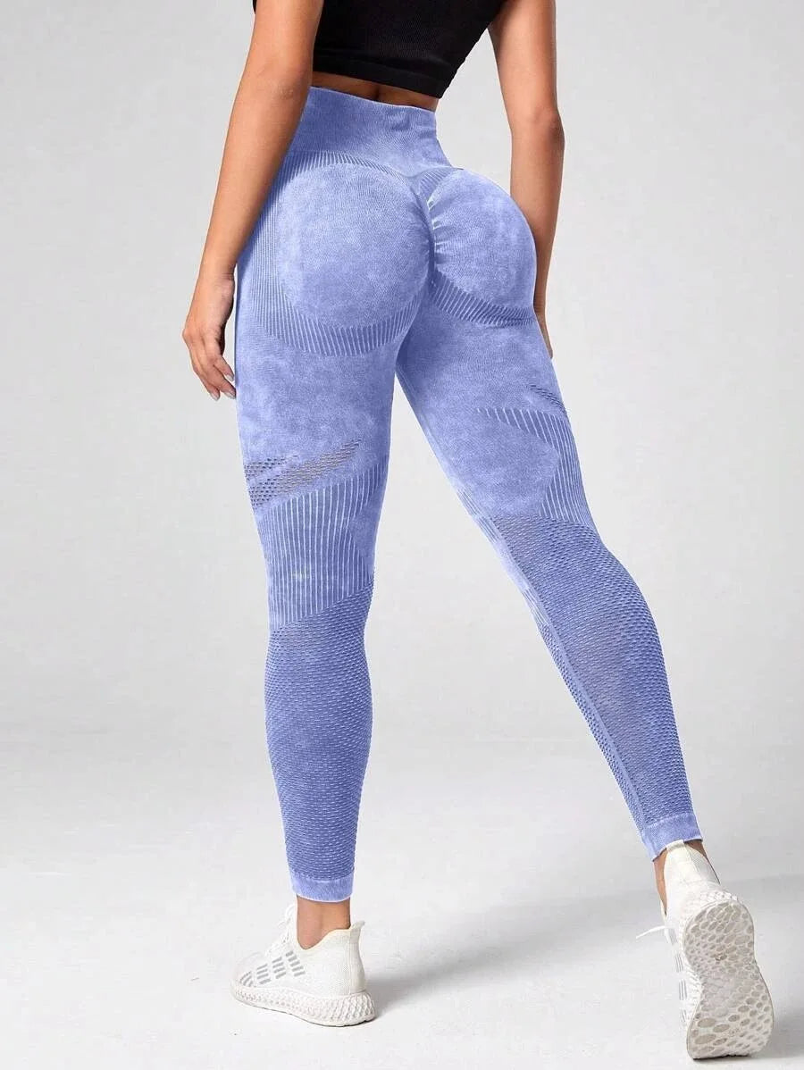 High-Waist Seamless Yoga Leggings