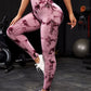 Women's High-Waist Tie-Dye Seamless Leggings