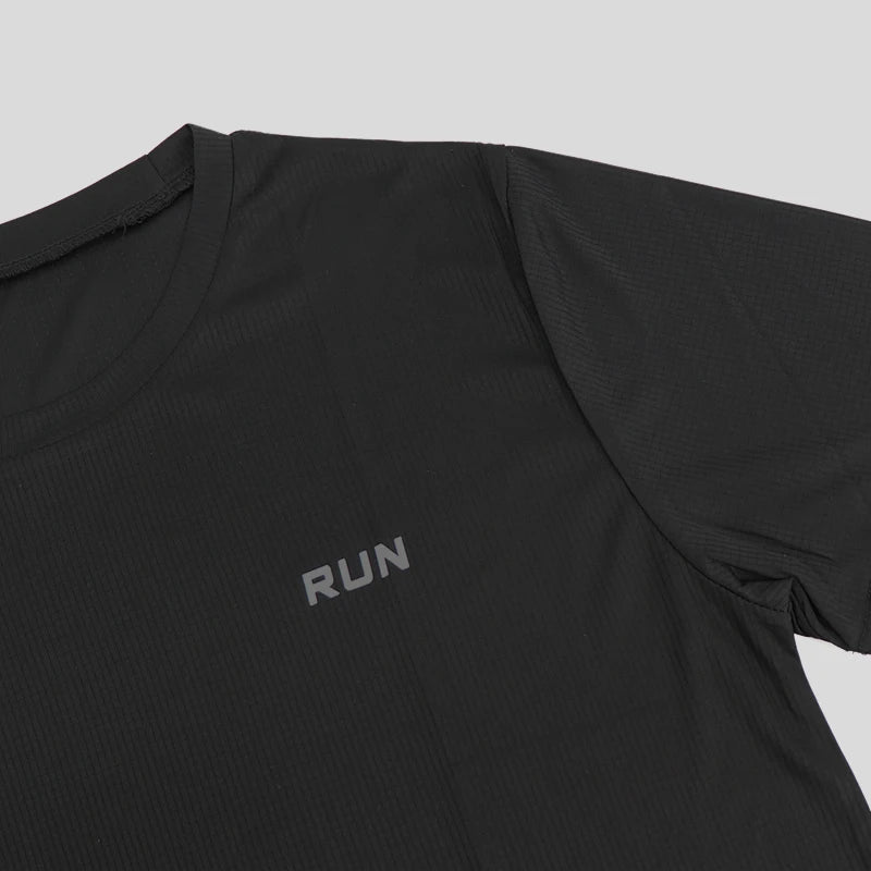 Camiseta de gimnasio de secado rápido para hombre: manga corta, para correr, para culturismo, de gran tamaño