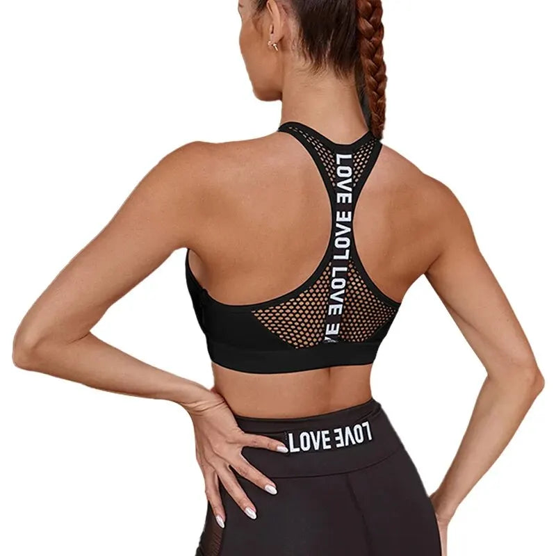 Women's High-Support Fitness Sports Bra