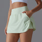 Women's Double-Layer Quick-Dry Gym Shorts