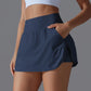 Women's Double-Layer Quick-Dry Gym Shorts