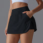 Women's Double-Layer Quick-Dry Gym Shorts