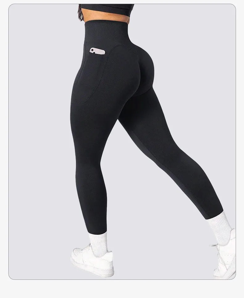 Women's High-Waist Scrunch Workout Leggings