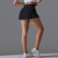 Women's Double-Layer Quick-Dry Gym Shorts