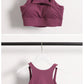 Women's Cross-Strap Compression Sports Bra