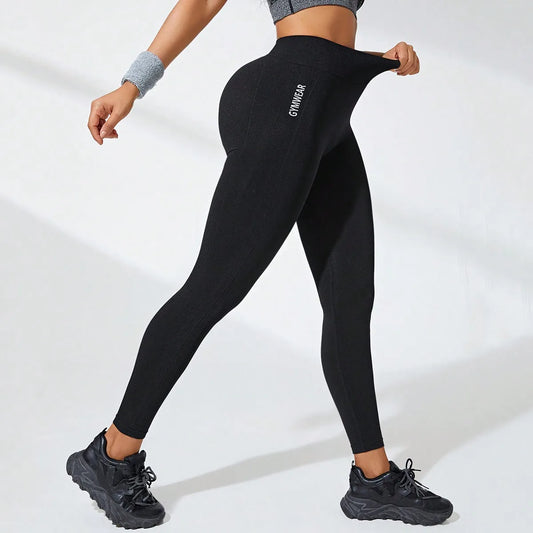 Leggings de cintura alta para mujer, pantalones de yoga para correr, adelgazantes y con control de abdomen suave