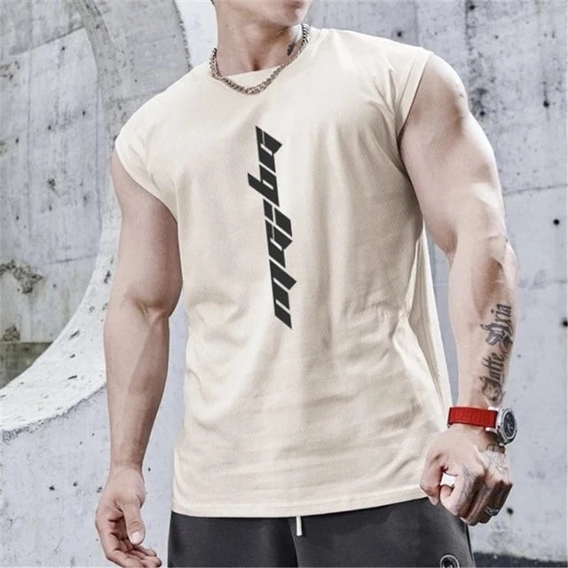 Men's Bodybuilding Sleeveless Workout Tank Top