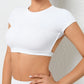 Women's Breathable Backless Sports Crop Top