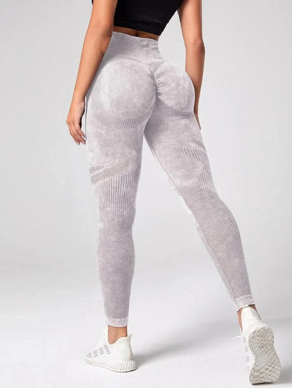 High-Waist Seamless Yoga Leggings