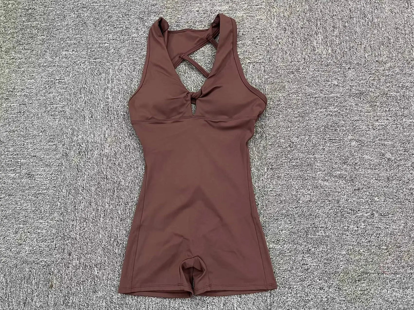 Mono de yoga acolchado para mujer: mono de alta elasticidad, ropa para gimnasio y running