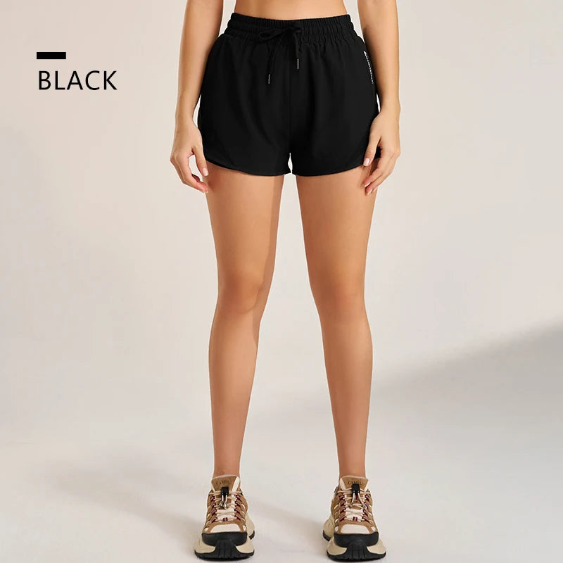 Women's High-Waist Quick-Dry Yoga Shorts