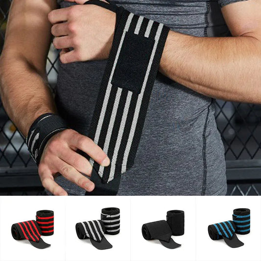 2PCS Gym Wrist Support Straps – Training & Fitness Wraps