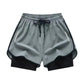 Men's Quick-Dry Double-Layer Swim Shorts