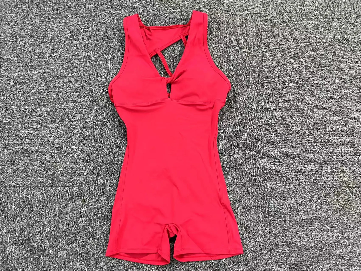 Mono de yoga acolchado para mujer: mono de alta elasticidad, ropa para gimnasio y running