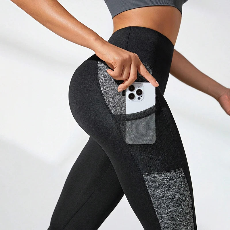 Women's Mesh High-Waist Workout Leggings