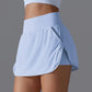 Women's Double-Layer Quick-Dry Gym Shorts