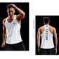 Camiseta sin mangas para hombre, de baloncesto, para correr, gimnasio, de secado rápido, transpirable, que absorbe la humedad