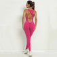 Women's Sleeveless Yoga Jumpsuit – Stretchy Gym Wear