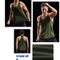 Camiseta sin mangas para hombre, de baloncesto, para correr, gimnasio, de secado rápido, transpirable, que absorbe la humedad