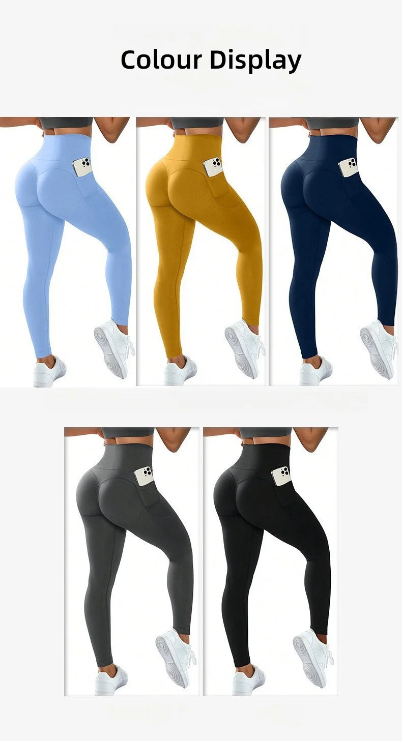 Women's High-Waist Scrunch Workout Leggings