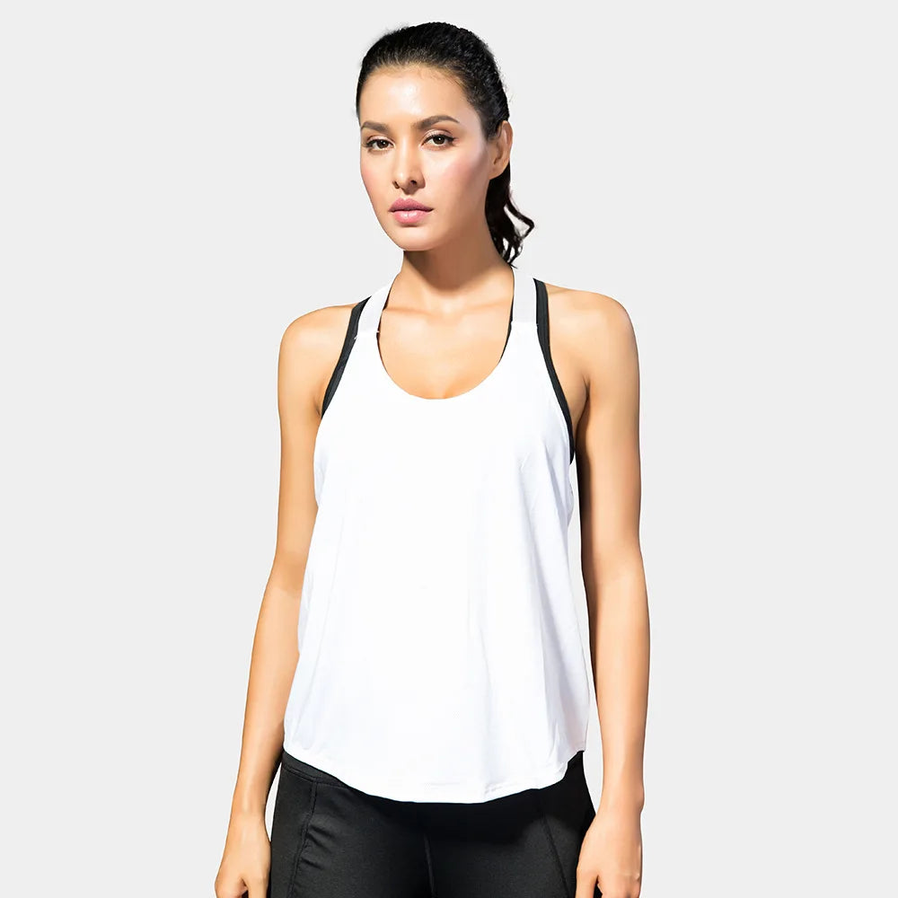 Women's Sleeveless Backless Gym Top – Quick-Dry & Breathable