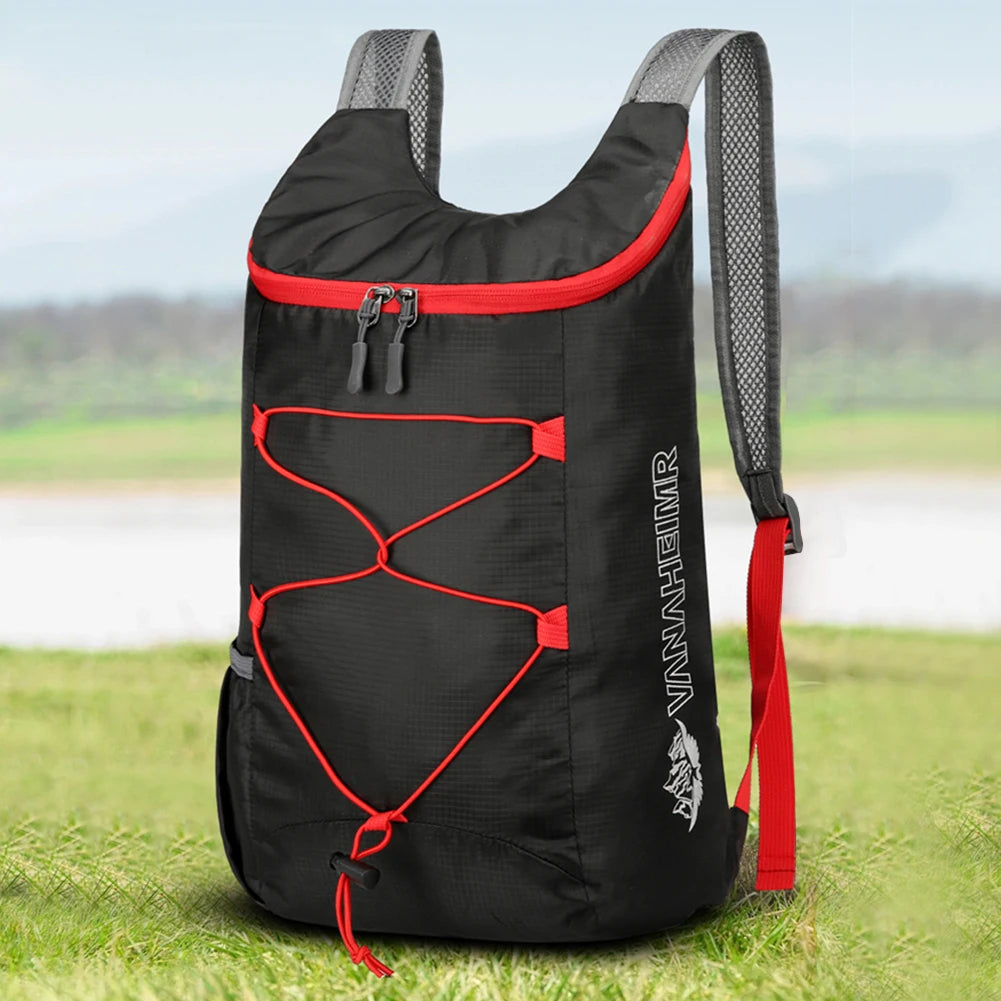 Mochila deportiva de viaje para montañismo, plegable, ultraligera y resistente a salpicaduras, de 10 l