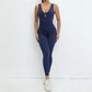 Women's Sleeveless Yoga Jumpsuit – Stretchy Gym Wear